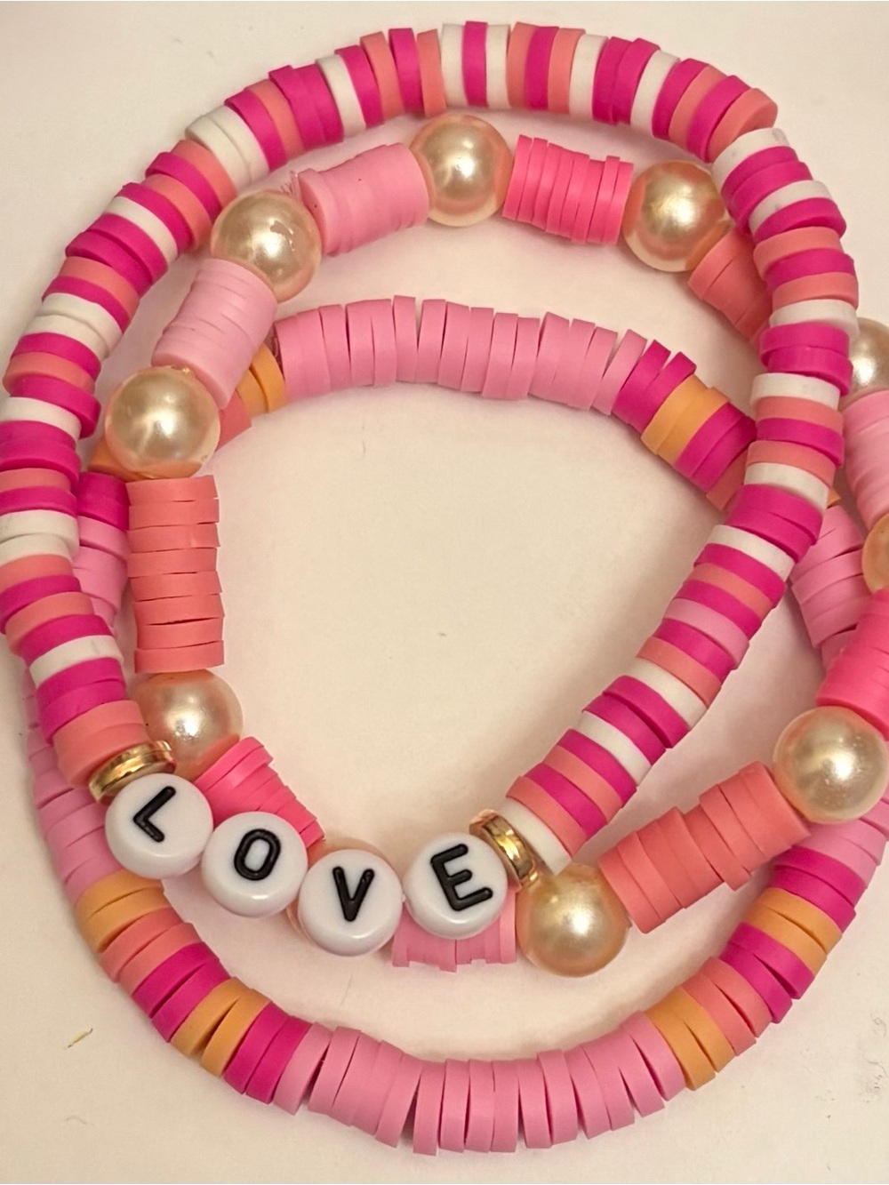 Pink Bracelet Set